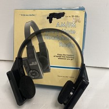 Vintage Portable Realistic 12-125A AM/FM Stereo Mate Headphone Radio Tested
