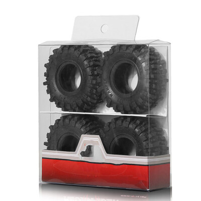 4pcs Für RS 1/24 1.0 Axial SCX24 90081 TRX-4M R170 RC Klettern Auto Rad Reifen