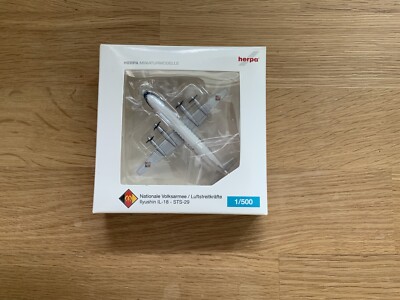 Herpa Wings 1:500 517751 Ilyushin IL-18 Nationale Volksarmee Luftstreitkräfte