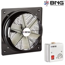 Ventilatore assiale parete finestra ventilatore industria 8200m3/h metallo con regolatore di velocità