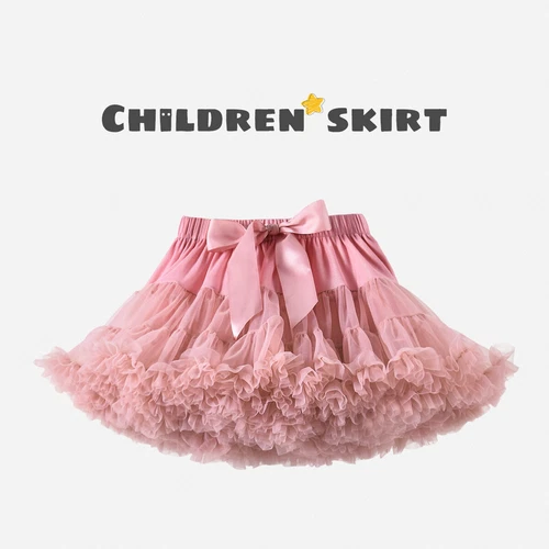 2025 Mädchen Kind Tutu Rock Tanz Tutu Petticoat Kostüm Ballett flauschig Schicht J - Bild 19 von 51