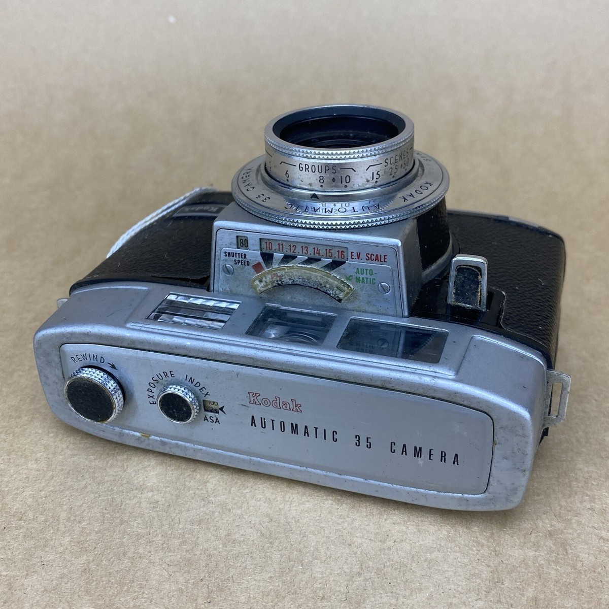 Kodak Automatic 35 1959 Vintage 35mm Film Camera W/ Ektanar 44mm