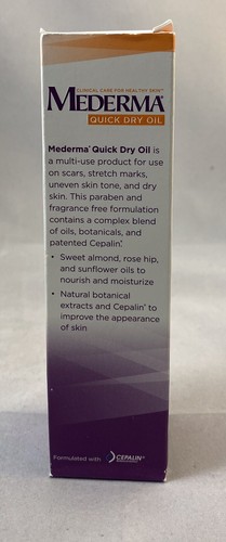 Mederma Hautpflege schnell trocknendes Öl für Dehnungsstreifen, 3,4 Oz. - Bild 5 von 11