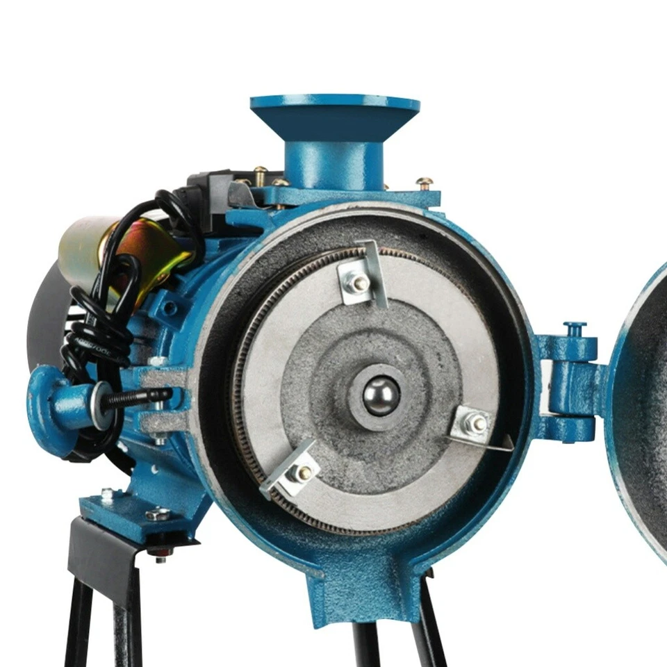 Slsy Wet Dry Electric Grain Mill Grinder Corn Grinder with Funnel Wheat Grinder - Image 4 of 4