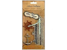 JOLEE'S BOUTIQUE Parcel Dimensional Stickers - BON VOYAGE TAG - 3 pcs