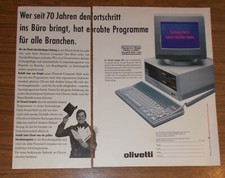Rara Pubblicità OLIVETTI M24 Personal Computer - Spazzacamino 1984