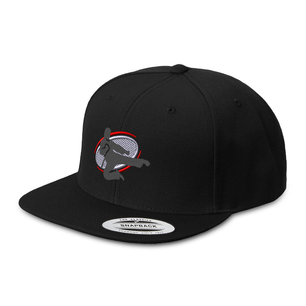 Flat Bill Trucker Hat Martial Arts Sports D Olympics Acrylic