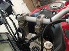 Risers for Handlebar of Yamaha Tracer 900GT -Up/Back: 1.10/0.78 inches - 28/20mm