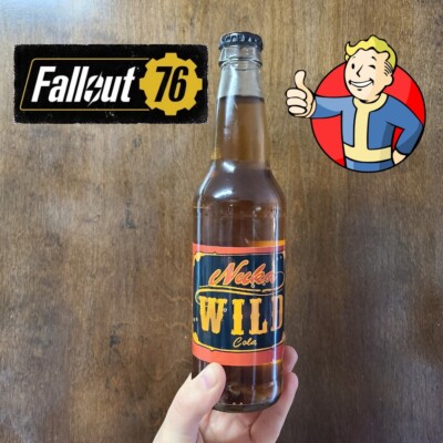 Nuka Cola Wild Cosplay Prop | Gamer Gifts | Soda Pop | Fallout 76 | Fallout 4