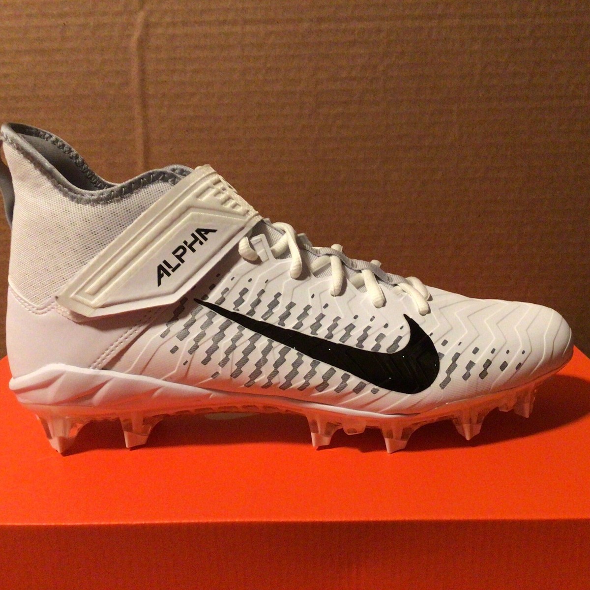 Nike Alpha Menace Pro 2 Mid white/black/wolf grey size 11 