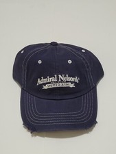 Admiral Nelson's Premium Rums Unisex Official Blue Distressed Cap Hat NWOT