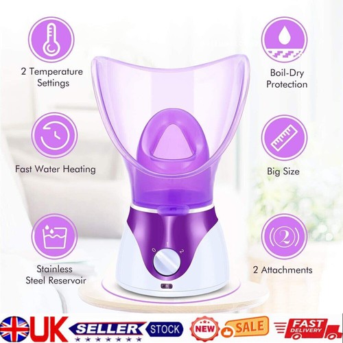 FACIAL STEAMER SPA PORES STEAM SPRAYER SAUNA SKIN MIST CLEAN BEAUTY