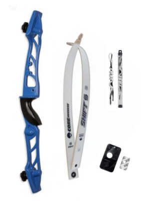 Arc à Poulies Core Silhouette Adulte 70" 34 Lbs Droitier Bleu NEUF