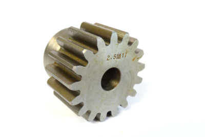 Steel Spur Gear | Module 2.5 | Straight Serrated | 17 Tooth