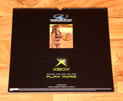 DEAD OR ALIVE Xtreme BeachVolleyball　下敷き 2003 Dead or Alive Xtreme Beach Volleyball Very Rare Calendar