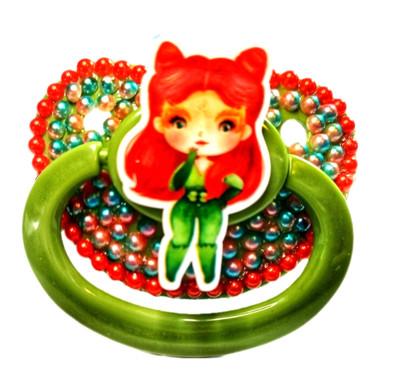 Adult Green Poison Ivy Pacifier | eBay