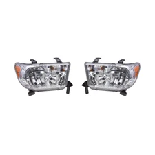 NEW PAIR HEADLIGHTS FITS TOYOTA SEQUOIA 2008-16 81110-0C051 TO2502171 811500C051
