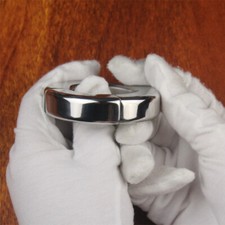 Stainless Steel Penis Ring Ball Stretcher Cock Ring Scrotum Weight Ring Magnetic