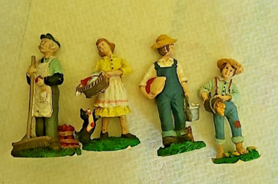 Cannon Valley People Lot Workers Grocer  Farmer Boy Man Laundry Midwest Falls 4