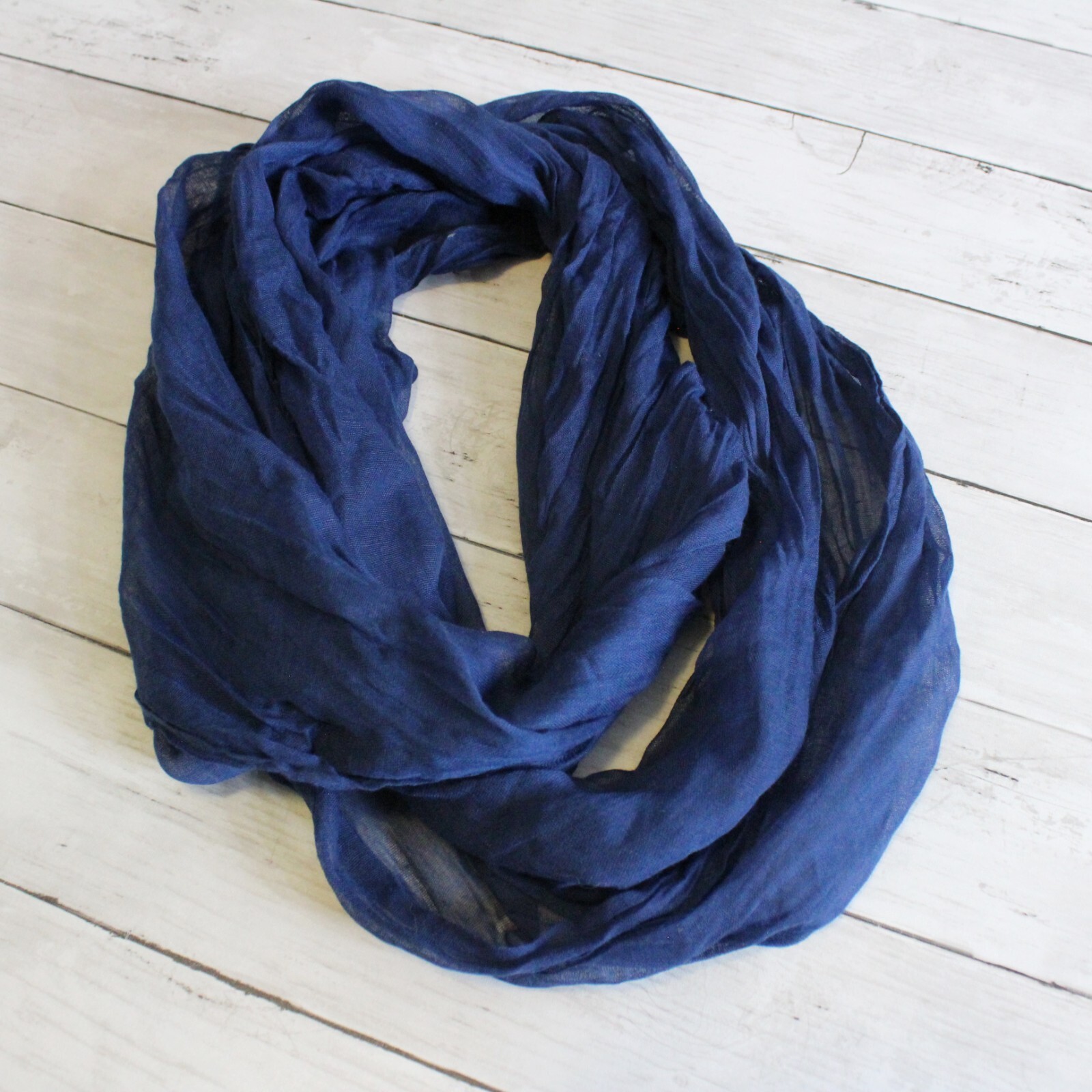 Women's Scarf Infinity Loop Blue - image 1
