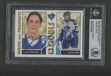 Vincent Lecavalier J Caron Autographed 2008 In The Game Heroes BAS Authentic