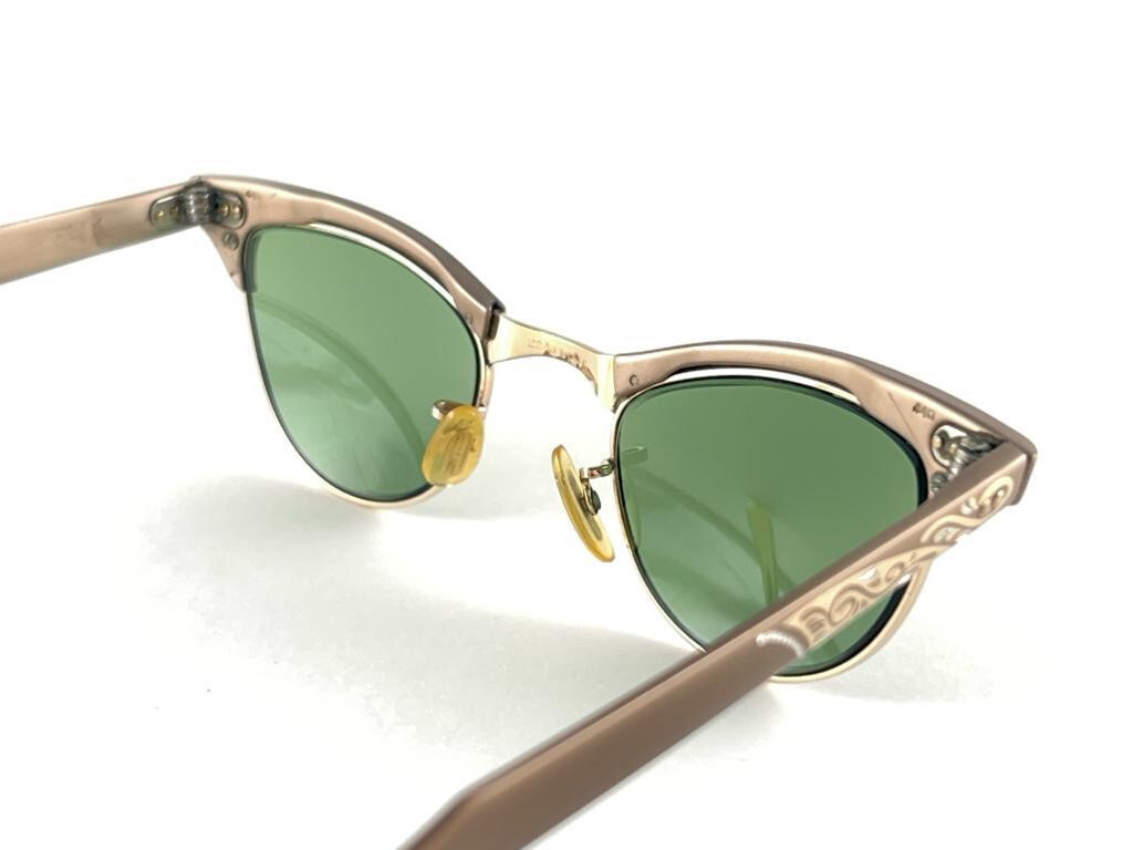 60s AMERICAN OPTICAL 44/20 キャッツアイ サングラス VINTAGE AMERICAN OPTICAL CAT EYE MIDCENTURY SUNGLASSES 60'S USA