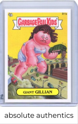 2013 Garbage Pail Kids Brand New Series 2 Giant Gillian Bonus Sticker