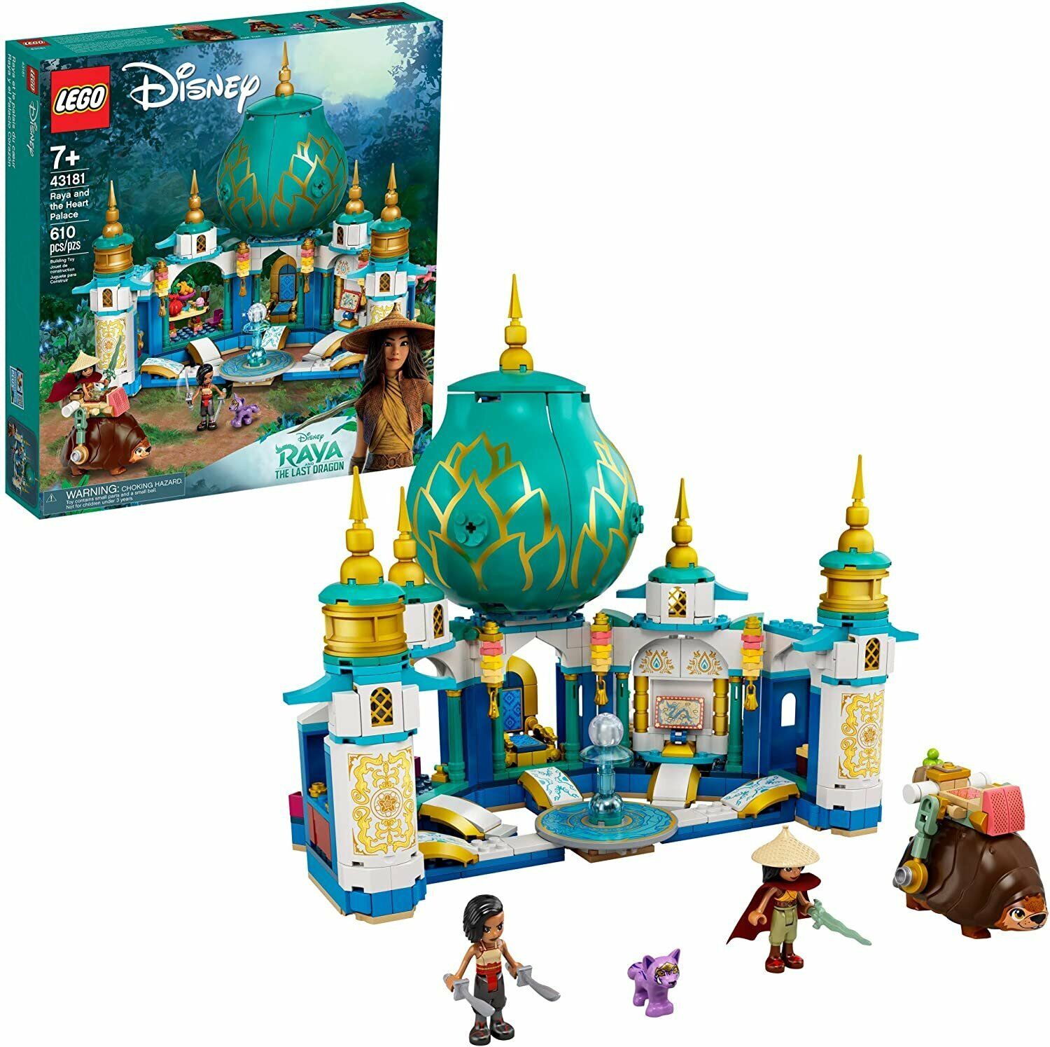LEGO Disney Raya and The Heart Palace 43181 Imaginative Toy Building Kit;...