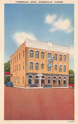 FL - 1930 s RARE! Florida Commercial Hotel in Gainesville, FLA - Alachua County