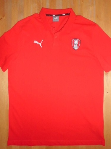 ROTHERHAM UNITED FC PUMA FOOTBALL POLO SHIRT L - LARGE ADULTS / MENS *PERFECT* - Picture 2 of 14