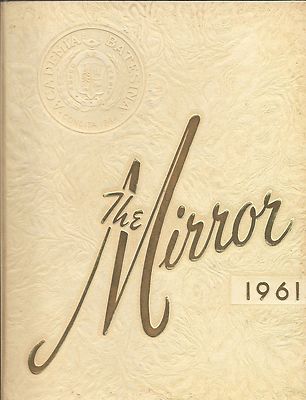 College Yearbook Bates College Lewiston Maine ME Mirror 1961