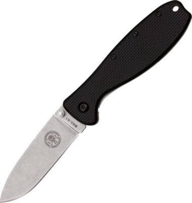 BRK Designed by ESEE Zancudo Framelock Black D2 Folding Knife BRKR2 BLACK D2