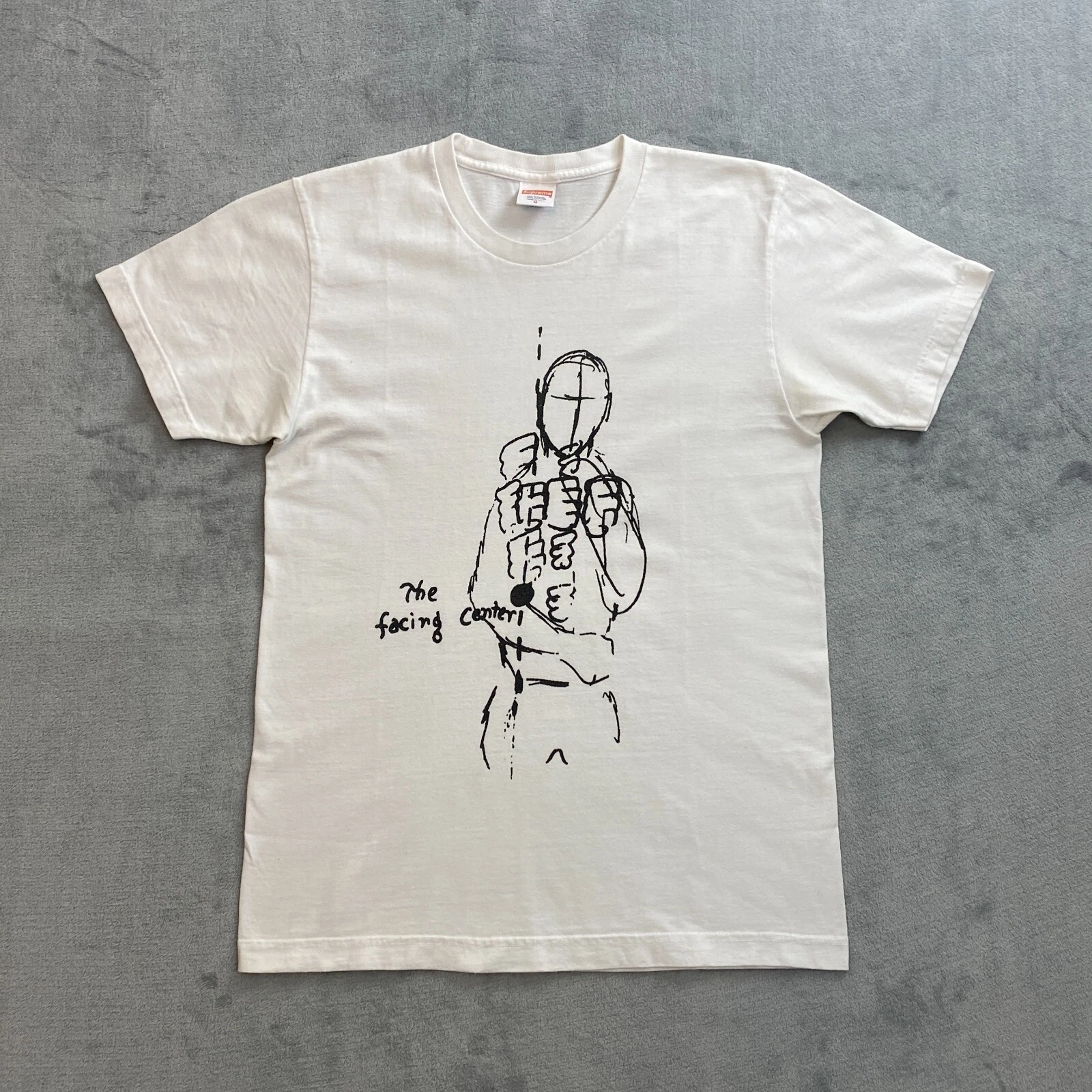T shirt homme Supreme FW16 BRUCE LEE FACE CENTER moyen MANTRA manches courtes