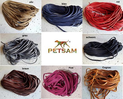 Fettleder Endlosriemen Riemen Lederriemen Meterware DIY Halsband Leine 