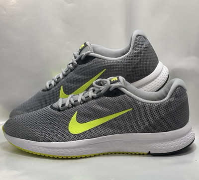 Nike Men's Size 10.5 Runallday Running Shoe Gray/Green 898464-012