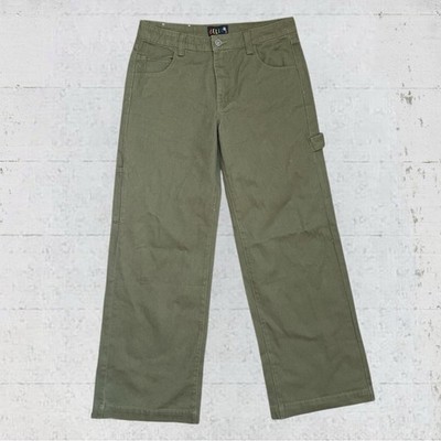 NWT Delia s by Dollskill Olive So Missunderstood Twill  Carpenter Pants Size M
