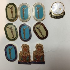 10 PCs Lone Scout patrol pin Ottawa  scouting museum exc cond 