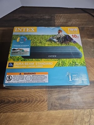 Intex 10'' Twin Standard Dura-Beam Airbed Mattress