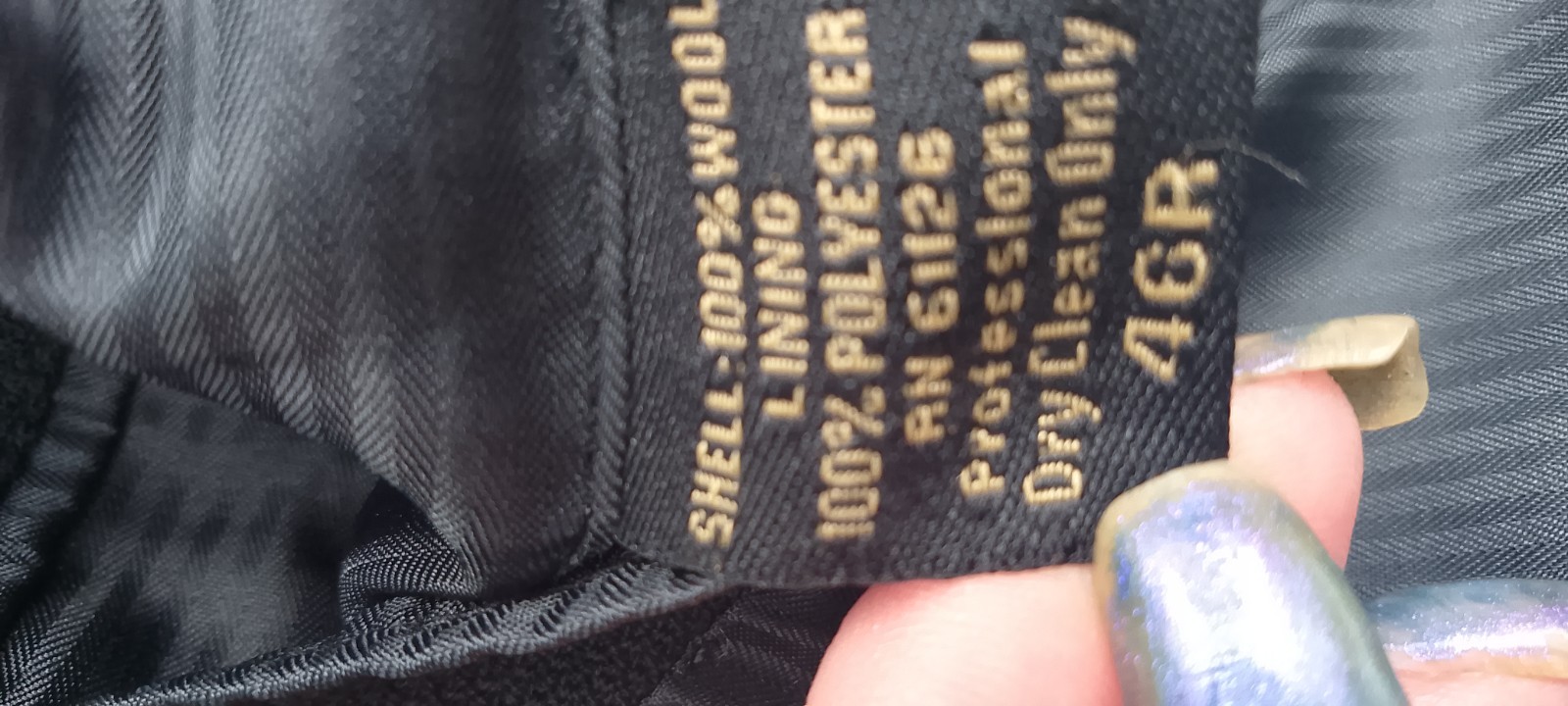 Roberto Villini Blk Single Breasted Suit Jacket B… - image 16