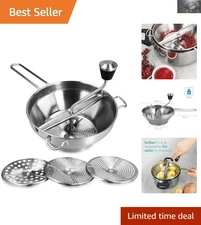 Stainless Steel Food Mill 1.26qt with 3 Discs - Elevate Your Cooking