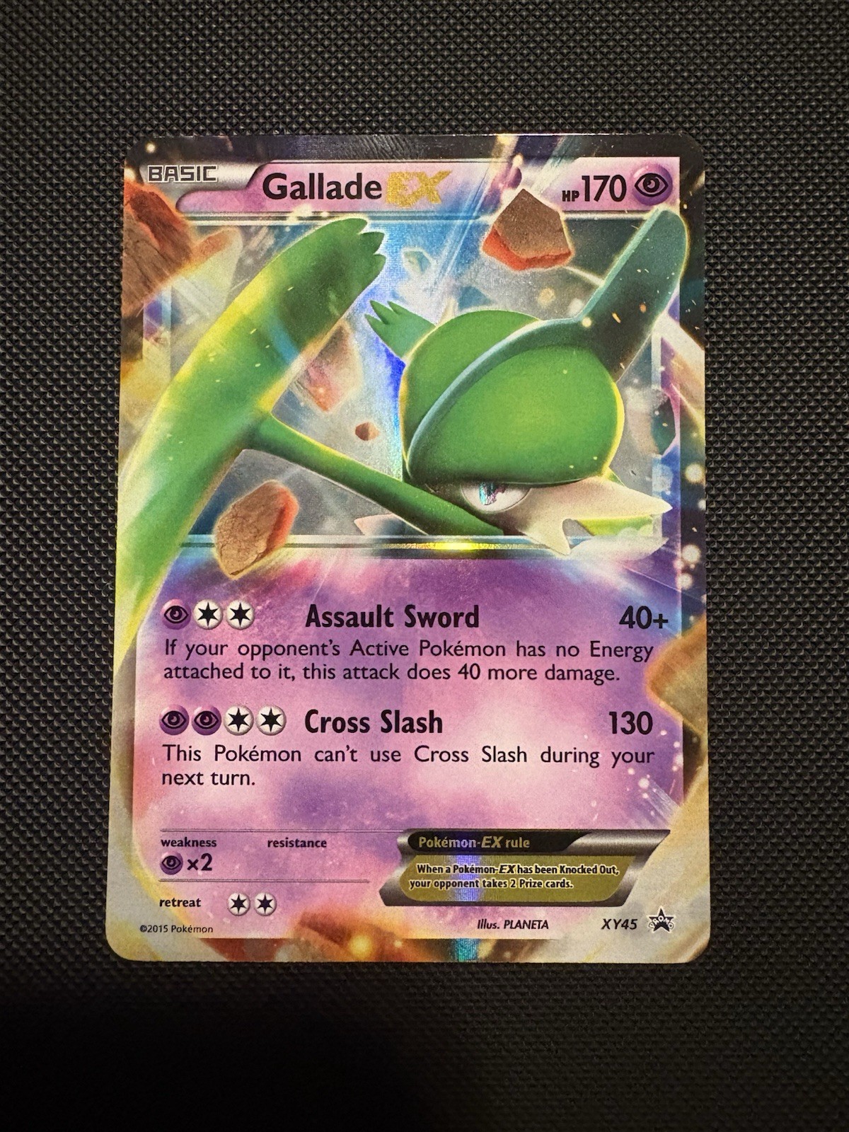 Gallade EX XY45 Pokemon XY Black Star Promo Holo 2015 LP