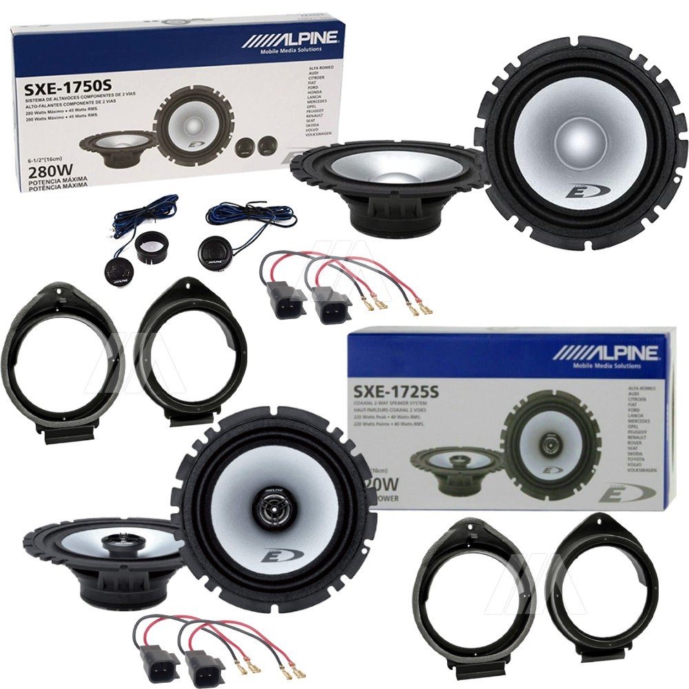 Upgrade Audio Alpine Chevrolet Cruze - Kit 6 Altoparlanti Completo