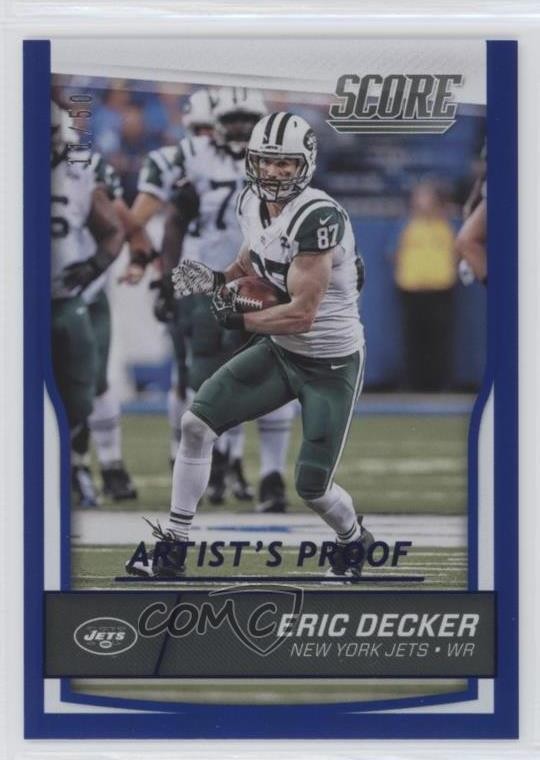 2016 Score Jumbo Artist's Proof 11/50 Eric Decker #224 0f8