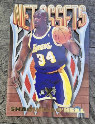 Shaquille O'Neal 1996-97 SkyBox E-X2000 Net Assets Die-Cut #13 LA Lakers HOF MVP