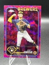 2024 TOPPS CHROME UPDATE JOEY ORTIZ #USC156  Pink LAVA LAMP Refractor /299