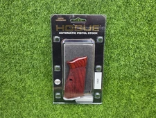 Hogue Browning Hi-Power Cocobolo Hardwood Pistol Grips, Carnauba Finish - 09811