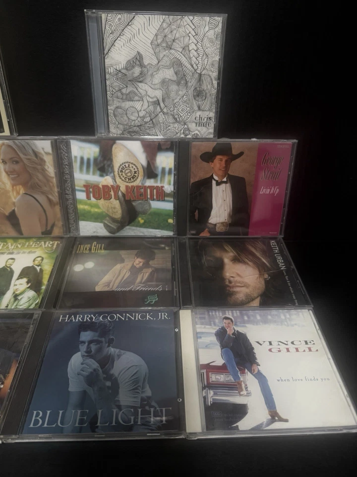 Country Music CD’s - 18)Carrie Underwood, Toby Keith, Alan Jackson,George Strait Foto 4 de 4