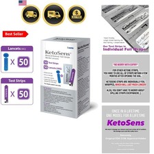 Blood Ketone Strips and Lancets - Ideal for The Keto Diet and Ketosis Monito...