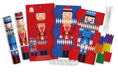 Nussknacker Weihnachtsknacker selber machen 6er Pack mit Mütze & Witz Geschenk hinzufügen