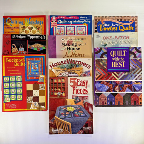 Quilting Quilt Book Magazine Lot Of 10 Ideas Variety Patterns Sewing Appliqué 14